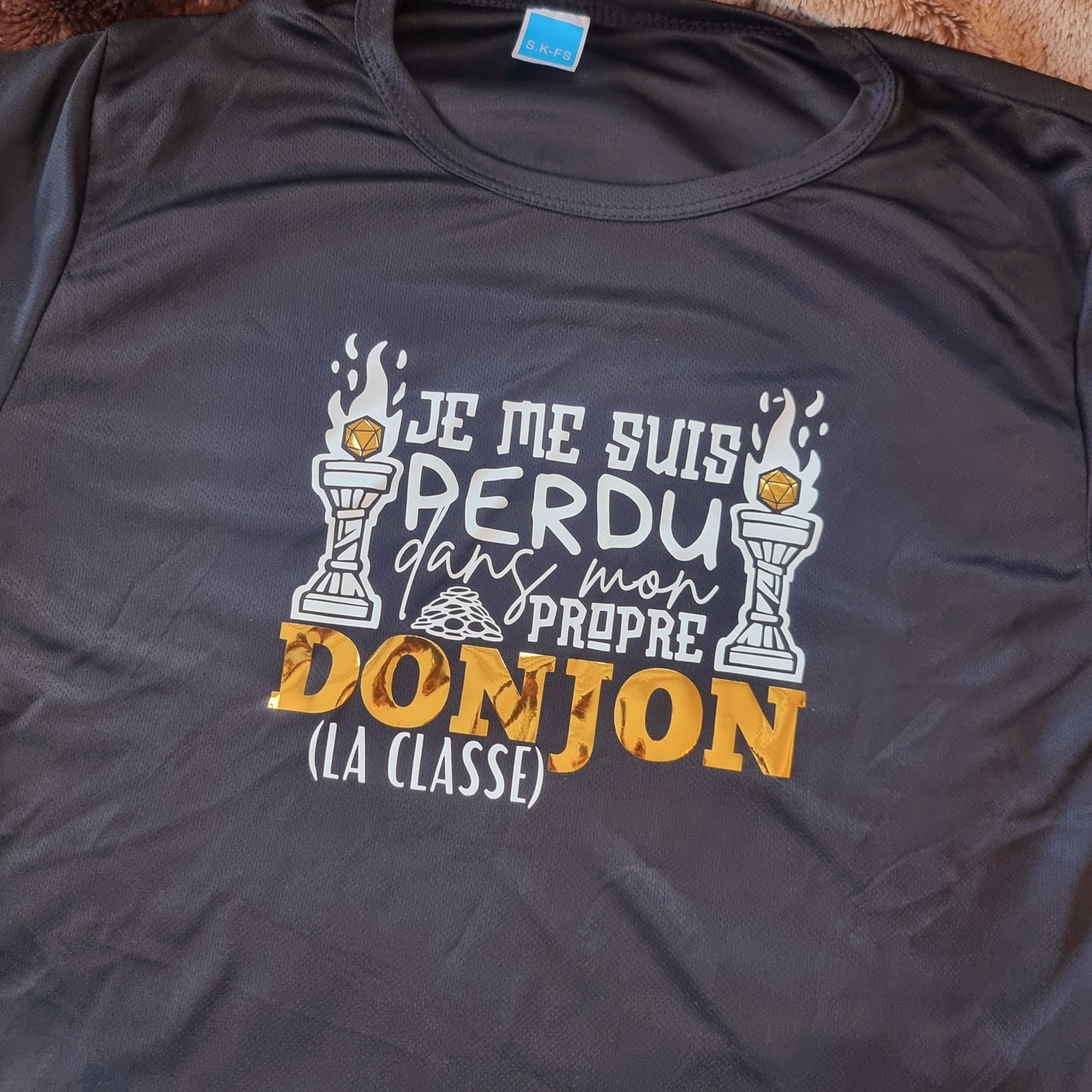 T-shirt Je me suis perdu dans mon donjon